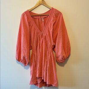 Free People Smocked Mini Dress